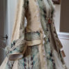 Green and Gold Lolita Rococo Jack Sparrow Pirate Coat by oishiidesune steampunk buy now online