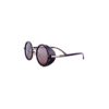 Warrior Round Steampunk Sunglasses Brown - Colour: Brown steampunk buy now online