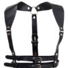 Steampunk Underbust Harness Black - Colour: Black steampunk buy now online