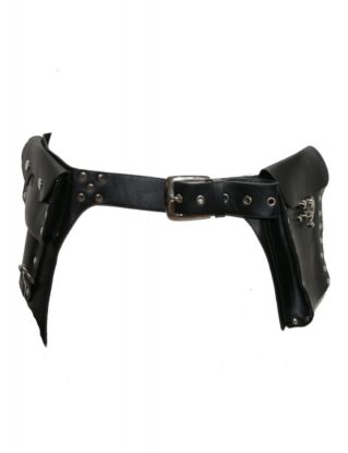 Steampunk Pocket Belt Black - Size: L steampunk buy now online