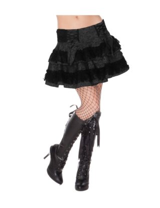 Victorian Mini Skirt - Size: S steampunk buy now online