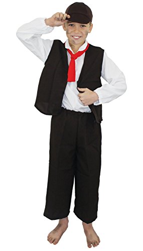 BOYS VICTORIAN FANCY DRESS COSTUME SCHOOL CURRICULUM POOR TUDOR BOY CHILDS HISTORIC OUTFIT SET steampunk buy now online