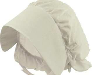 Fancy Dress Costume Victorian Childs White Bonnet Hat steampunk buy now online