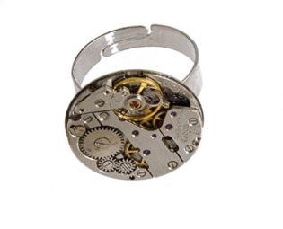 STEAMPUNK JEWELLERY VINTAGE NEO VICTORIAN WATCH MOVEMENT RING UNIQUE UNUSUAL GIFT IDEA steampunk buy now online