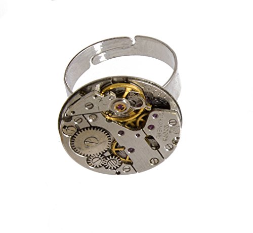 STEAMPUNK JEWELLERY VINTAGE NEO VICTORIAN WATCH MOVEMENT RING UNIQUE UNUSUAL GIFT IDEA steampunk buy now online