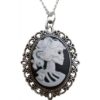 Jewellery Chic Boutique Vintage Antique Silver Gothic Goth Steampunk Cameo Victorian Skull Lady Jewellery + Gift Bag steampunk buy now online