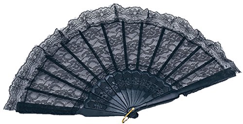 Adults Christmas Fancy Party Spanish Latino Victorian Prop Gothic Lace Hand Fan steampunk buy now online