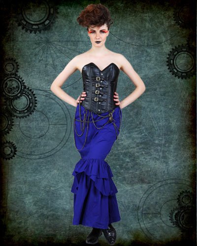 Renaissance Medieval Pirate Vanessa Fitted Skirt steampunk buy now online