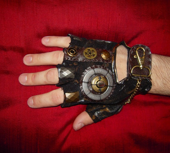 MENS "Mad Max"- Moonhoar Monster Glove- Steampunk S, M, L, XL, XXL by Moonhoar steampunk buy now online