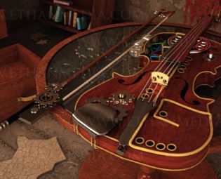 Steampunk Violin by GoodWolf steampunk buy now online