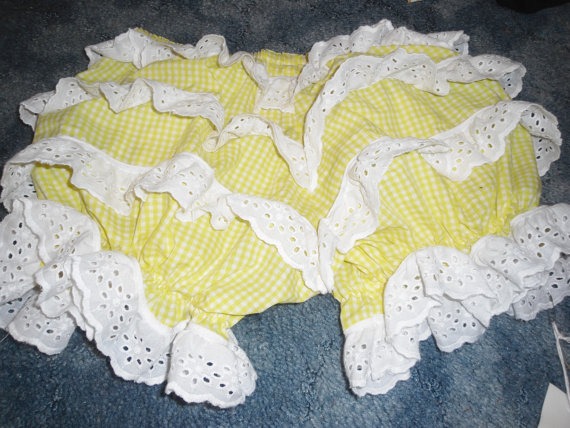 Yellow Gingham Country Bloomers by SeamsUnusual steampunk buy now online