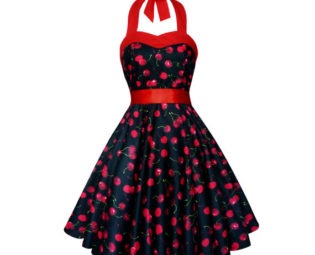 Pin Up Dress Black Cherry Dress Rockabilly Dress Goth Dress 50s Retro Swing Dress Corset Dress Steampunk Bridesmaid Dress Plus Size Dress by LadyMayraClothing steampunk buy now online