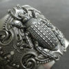 Insect Jewelry Beetle Silver Statement Cuff Bracelet by Serrelynda steampunk buy now online
