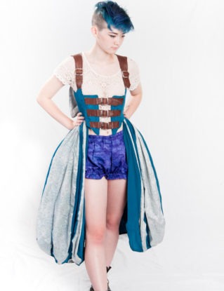 Blue Blue Balloon- Overdress by SeamsUnusual steampunk buy now online