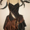 Steampunk Whimsical Merlot Dress by PatchedJester steampunk buy now online