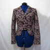 Victorian Esque Jacket / Double Breasted / Raised Velvet Design by Lipstitch steampunk buy now online