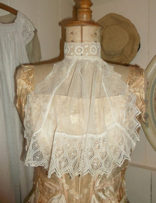Antique Lace Jabot by FleaWhoSaysOUI2 steampunk buy now online