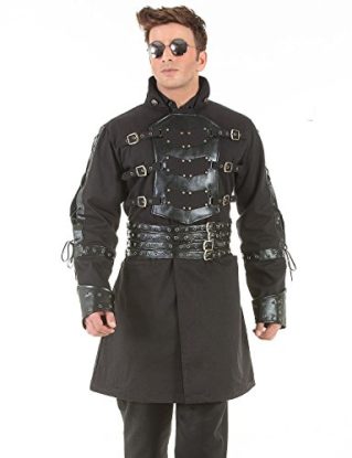 ThePirateDressing Steampunk Victorian Gothic Mens Costume Van Helsing Trench Coat steampunk buy now online