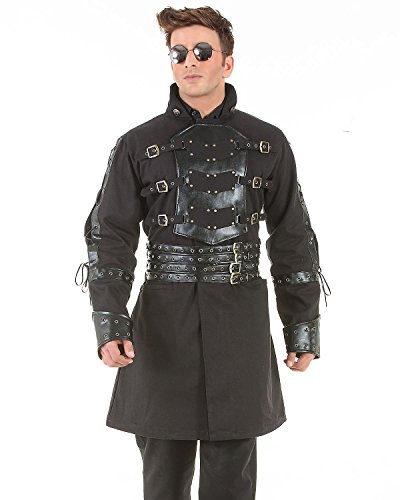 ThePirateDressing Steampunk Victorian Gothic Mens Costume Van Helsing Trench Coat steampunk buy now online