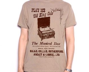 Inspired by Genesis T Shirt - Musical Box Victorian Advert steampunk buy now online
