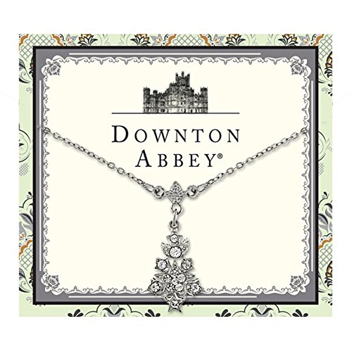 The Downton Abbey Collection Jewellery Silver Starburst Pendant Drop Necklace PW-17593 steampunk buy now online