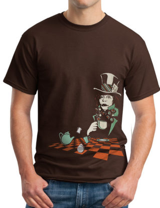 Mad Hatter T-shirt, Alice in Wonderland T-Shirt Men's shirt, Mens graphic tee, Gift for Him by banyantreeclothing steampunk buy now online