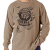 Airship, Men's long sleeve t-shirt, Vintage Steampunk T-shirt, Khaki t-shirt, Gift for Him by banyantreeclothing steampunk buy now online