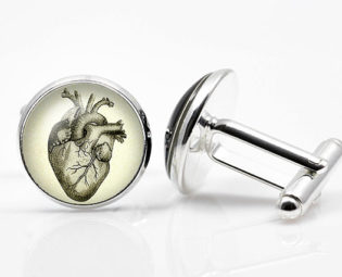 Cufflinks Steampunk heart cufflink Steampunk heart Cufflinks men accessories cuff links by SteampunkSecretCode steampunk buy now online