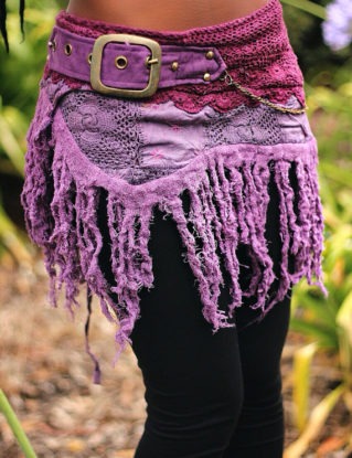 Purple Rara Skirt by GloballyLocal steampunk buy now online