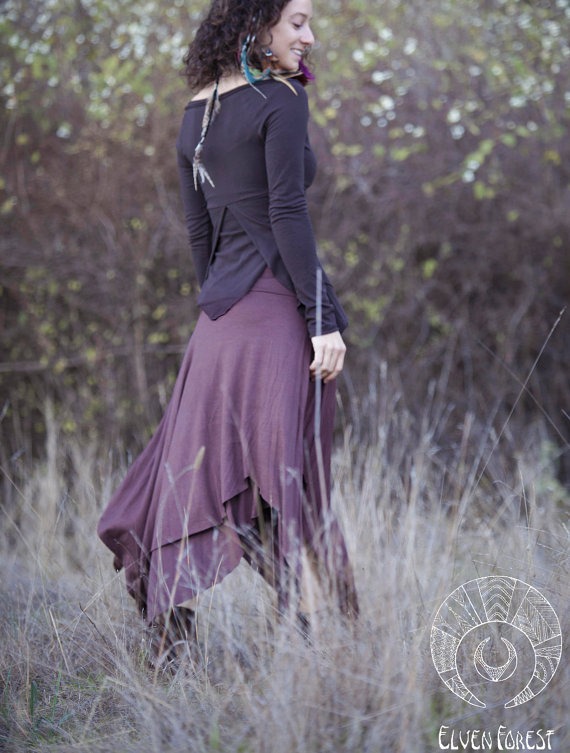 Long Pixie Skirt by ElvenForest steampunk buy now online