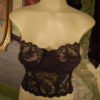Vintage Size 38C Black Lace Bustier Corset by CowgirlontheEdge steampunk buy now online