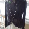 Jacket,Ruffled Jacket,Steampunk Jacket, Black Jacket,Frilly Black Jacket, Victorian style jacked by ScarfFX steampunk buy now online