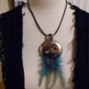 Future's Past...Steampunk, Dieselpunk, Cyberpunk, Post Apocalyptic, Mixed Media,Circuit board, Warrior, Up cycled, Recycled, Pendant by DemGemsbyKaren steampunk buy now online