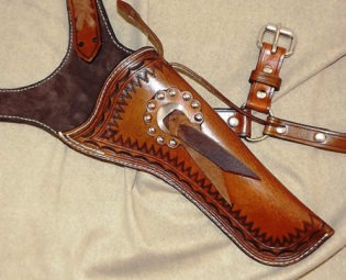 Huckleberry Shoulder Holster. Doc Holiday Style by FrontierTrappings steampunk buy now online