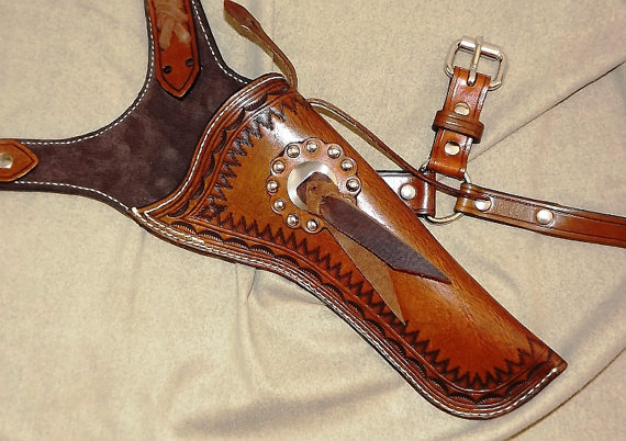 Huckleberry Shoulder Holster. by FrontierTrappings steampunk buy now online