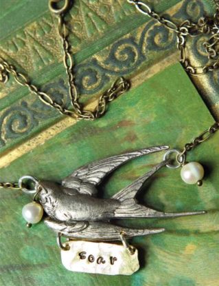 'Soar' Necklace steampunk buy now online