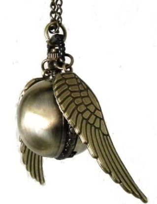 Harry Potter Golden Snitch Watch Necklace Steampunk Quidditch Pocket Clock steampunk buy now online
