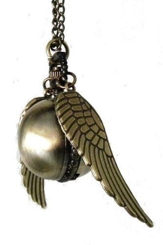 Harry Potter Golden Snitch Watch Necklace Steampunk Quidditch Pocket Clock steampunk buy now online
