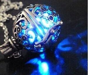 Steampunk FIRE necklace pendant charm locket Luminous Wicca Victorian goth choker steampunk buy now online