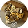 7.5 Inch Steampunk Jewellery Heart Pendant Birthday Cake Toppers Decorations On Edible Rice Paper steampunk buy now online