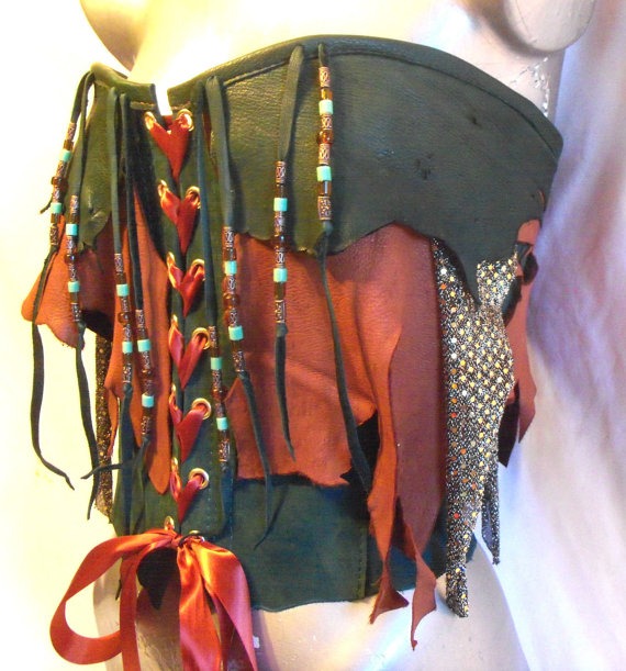 Custom Made Leather Bustier Sexy Renaissance ComiCon Steampunk custom Corset " THE FAIRY CORSET" Handmade by Debbie Leather by dleather steampunk buy now online