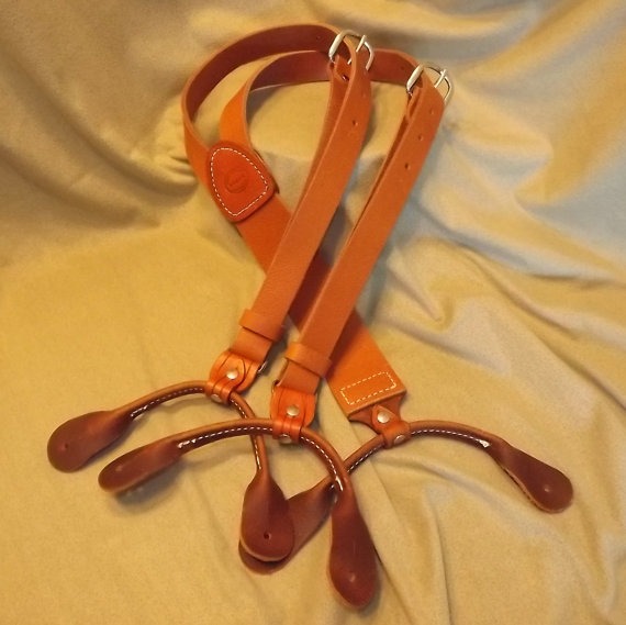 Mens Leather Suspenders by FrontierTrappings steampunk buy now online