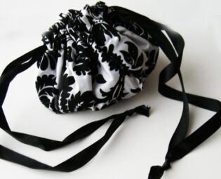 Steampunk Purse - Gothic Accessory - Reniassance Draw String Bag Velvet Flock Taffeta -Custom to Order by KMKDesignsllc steampunk buy now online