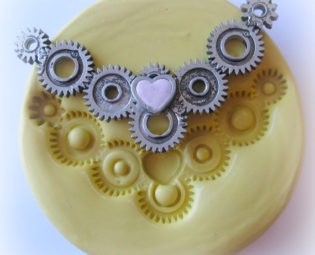 Gears Steampunk Mold Gothic Jewelry DIY Resin Clay Moulds by WhysperFairy steampunk buy now online