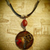 The Key Master - Mixed-Media Art Necklace by AnjBlueBox steampunk buy now online