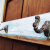 Reclaimed Antique Rustic Wood Window From Old Hollywood California Home Decor Entryway Hook Vanity Coat Hat Key Rack Wall Art Shabby Chic by RevivalLosAngeles steampunk buy now online