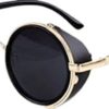 Ardisle v2015 Cyber Goggles Vintage Retro Blinder Steampunk Sunglasses 50s Round Glasses (Black) steampunk buy now online