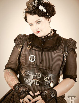 Steampunk cross over strap by TanjaSchroder steampunk buy now online