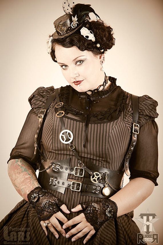 Steampunk cross over strap by TanjaSchroder steampunk buy now online