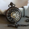 Black Personalized Mens Pocket Watch,Mechanical Pocket Watch,Steampunk Pocket Watch,Pocket Watch Chain,Groom Gift,Groomsmen Gift by emmalocketshop steampunk buy now online